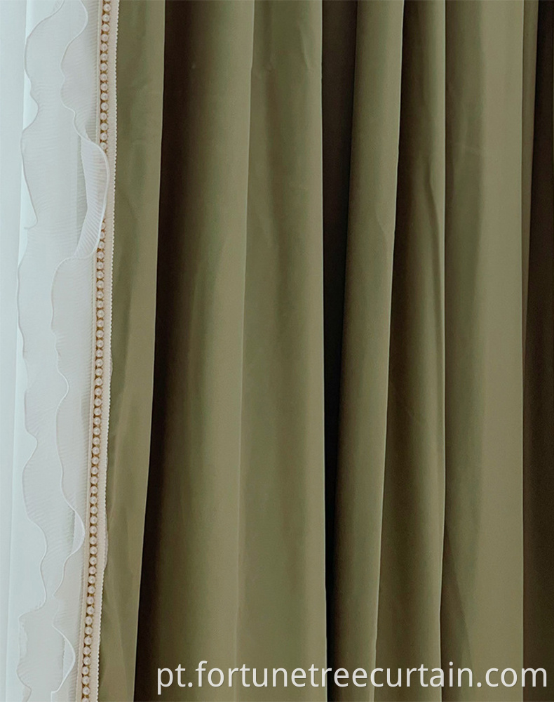 High Shading Cashmere Feece Curtain